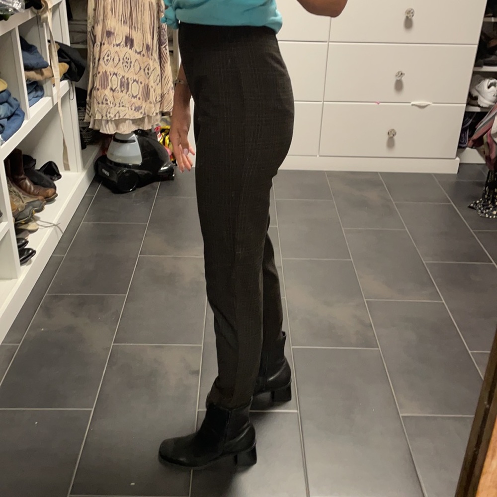 High Rise Plaid Pants - Picture 2 of 13